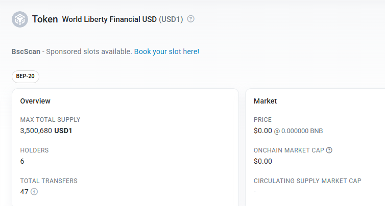 Trump Stablecoin USD1