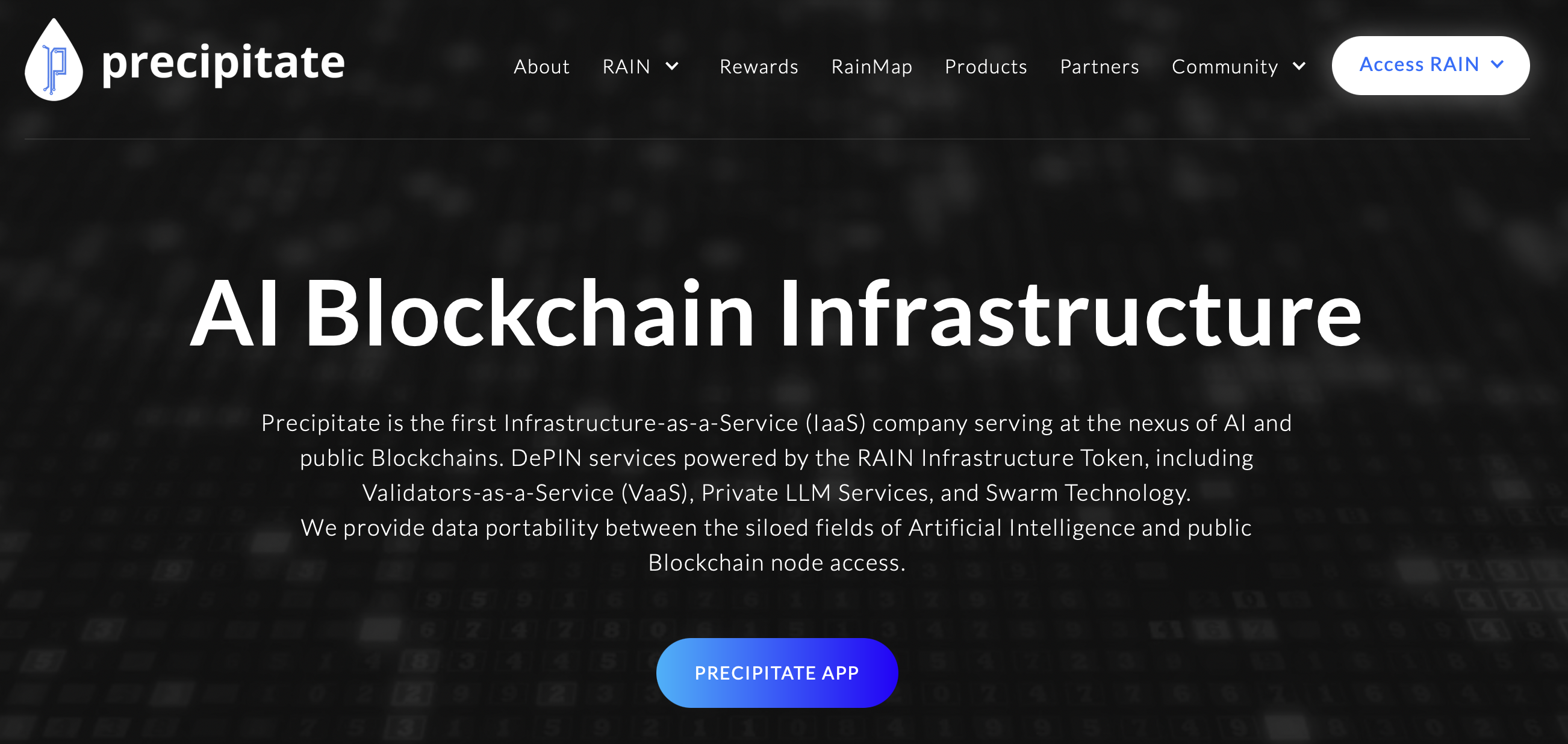 Precipitate AI RainDrop VPS