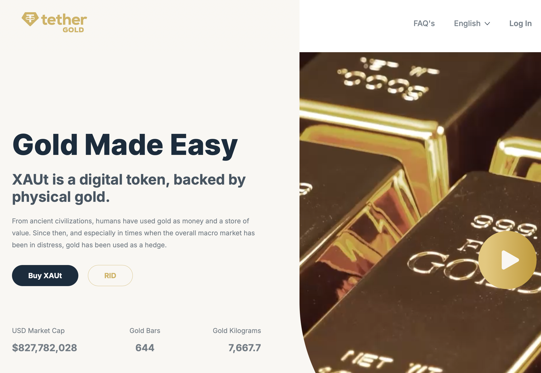 Tether Gold